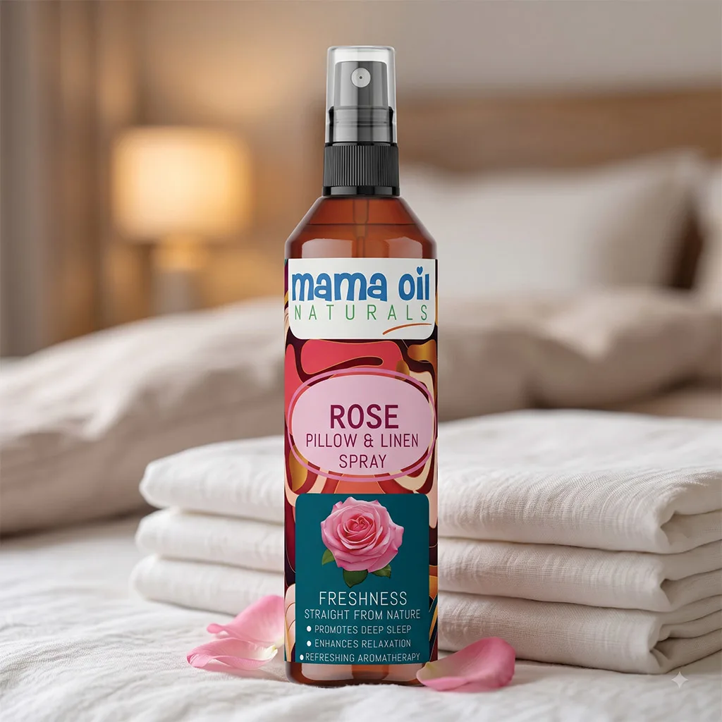 Rose Pillow and linen sleep spray for bedtime