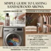 Sandalwood Cloth fragrance booster for fresh laundry