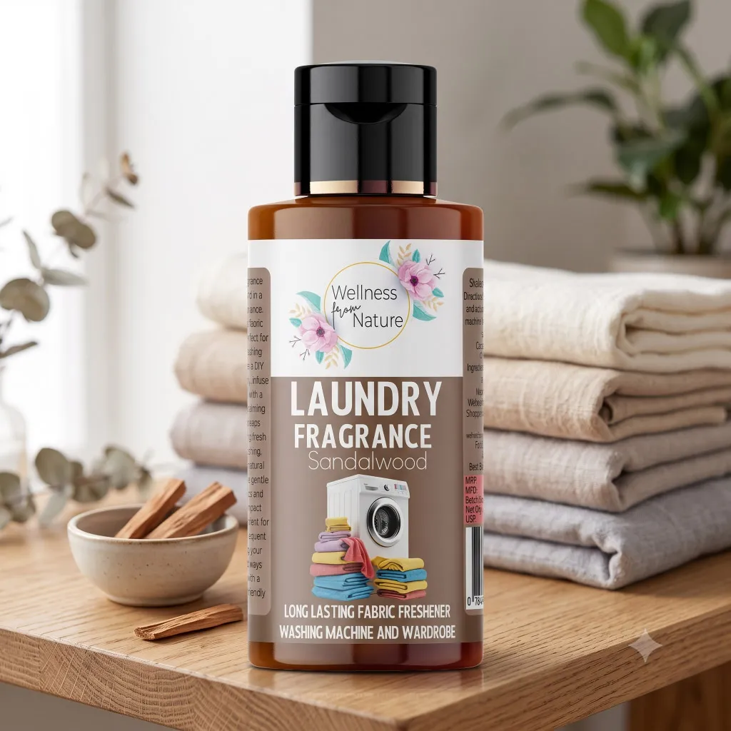 Sandalwood Laundry fragrance booster for fresh-smelling clothes