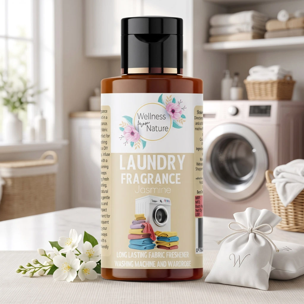 Laundry fragrance booster for fresh-smelling clothes
